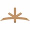 Ekena Millwork Alberta Smooth Timber Gable Bracket, Western Red Cedar, 48"W x 22"H x 1 1/2"D x 3 1/2"F, 11/12 Pitch GBW048X22X0204ALB00SWR - alternate 1